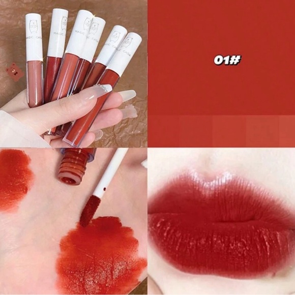 6 Pcs Long-Lasting Matte Moisturizing Lip Glaze Lipsticks Set - Picture 6 of 11